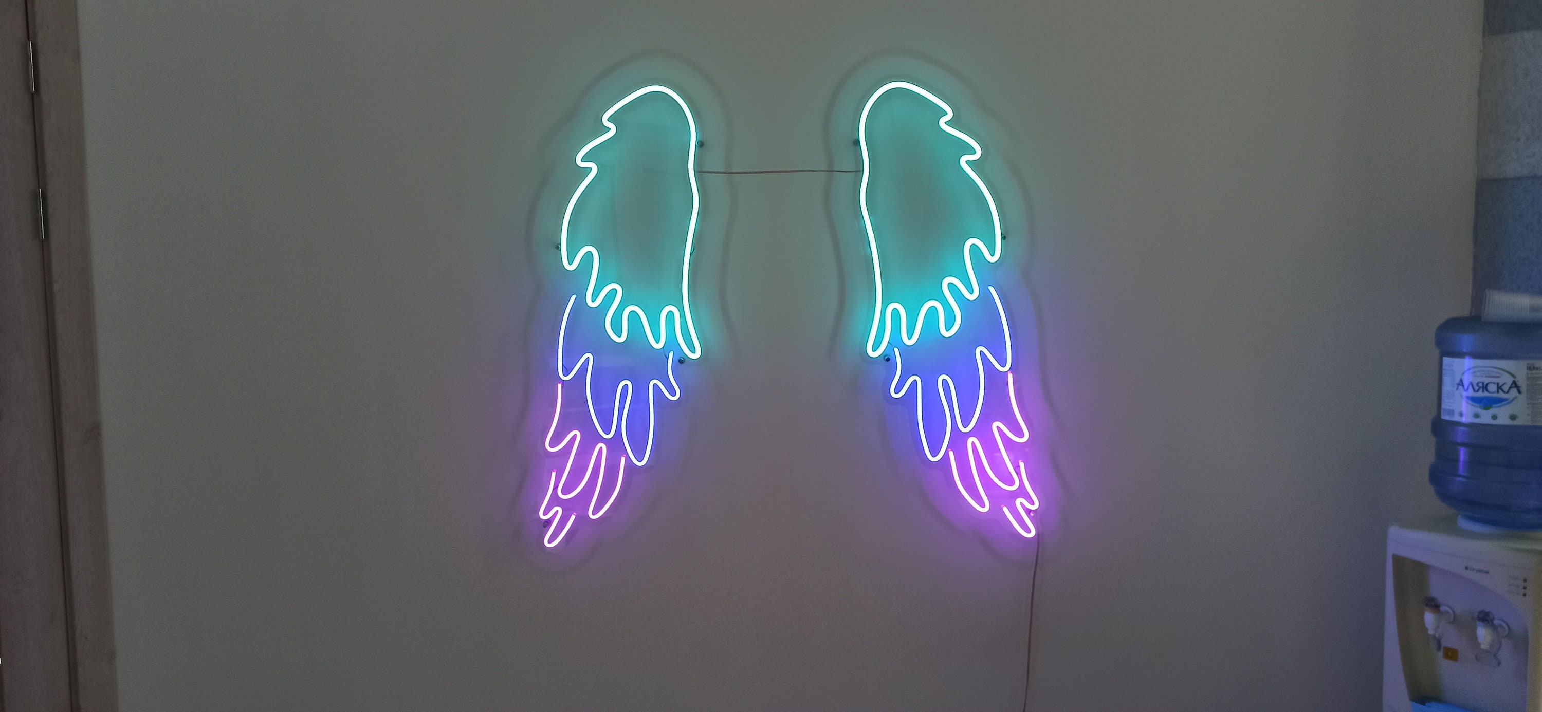 Angel Wings Wall Decor - Led Light Wings, Neon Angel Wings, Glowing Wings, Custom Led Wings