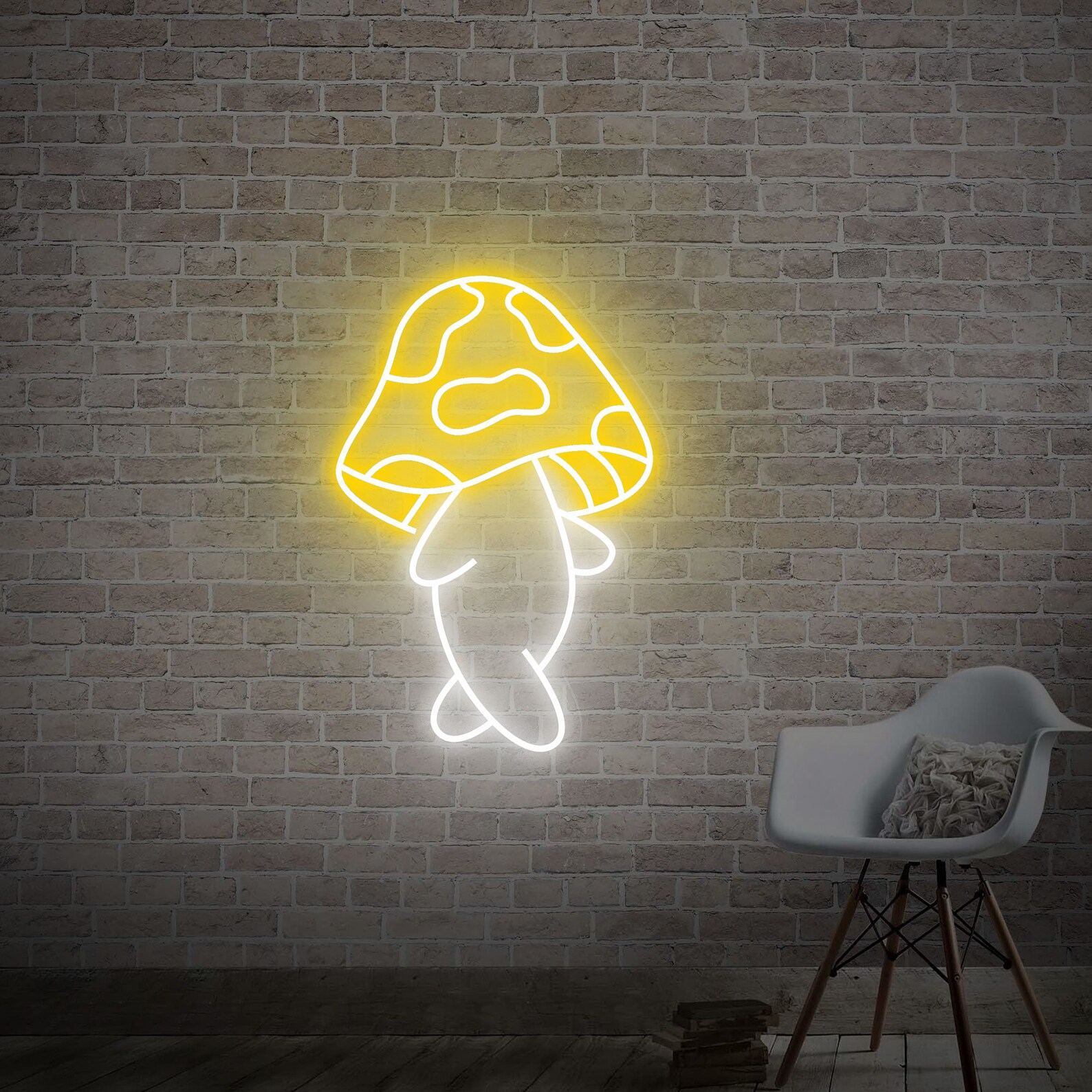 Mushroom Neon Sign Room Wall Art Neon Wall Decor Lights Cool Neon Sign Party Decor Sign