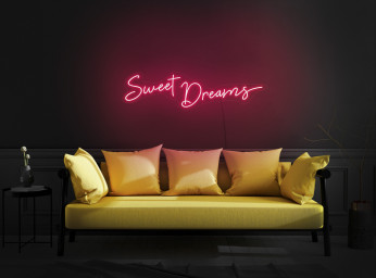 Sweet Dreams Neon Sign, Sweet Dreams Neon Light, Neon Light Sign For Wall, Quote Neon Sign