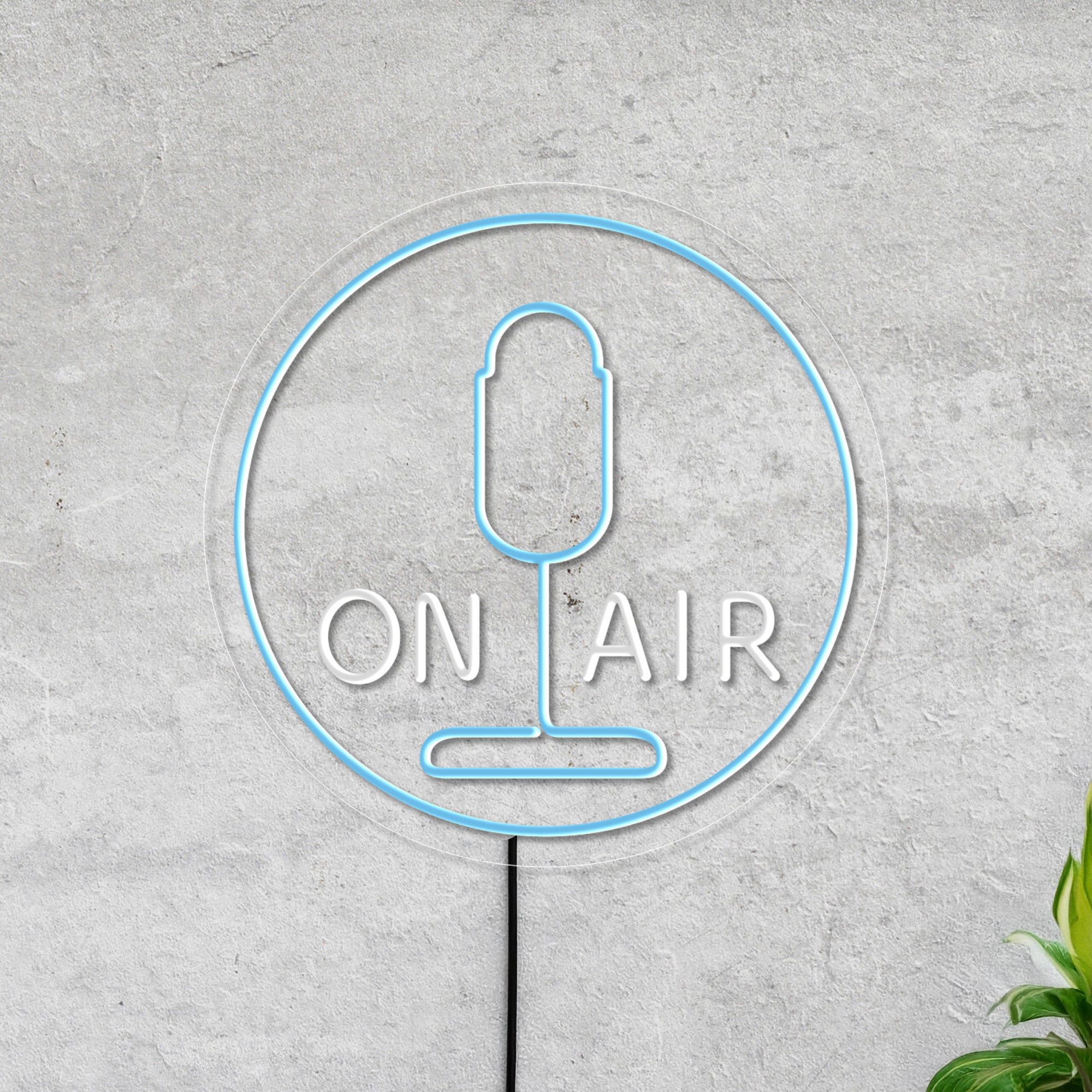 On Air Neon Sign, On Air Led Sign, Microphone Neon Sign, Vintage On Air Sign, Recording Studio Sign, Music Neon Sign, On Air Wall Art Decor