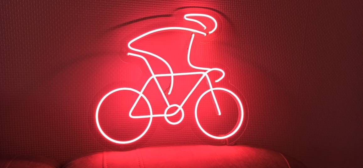 Bicycle Led Neon Sign, Bedroom Kids Decorating Ideas, Home Led Interior Design