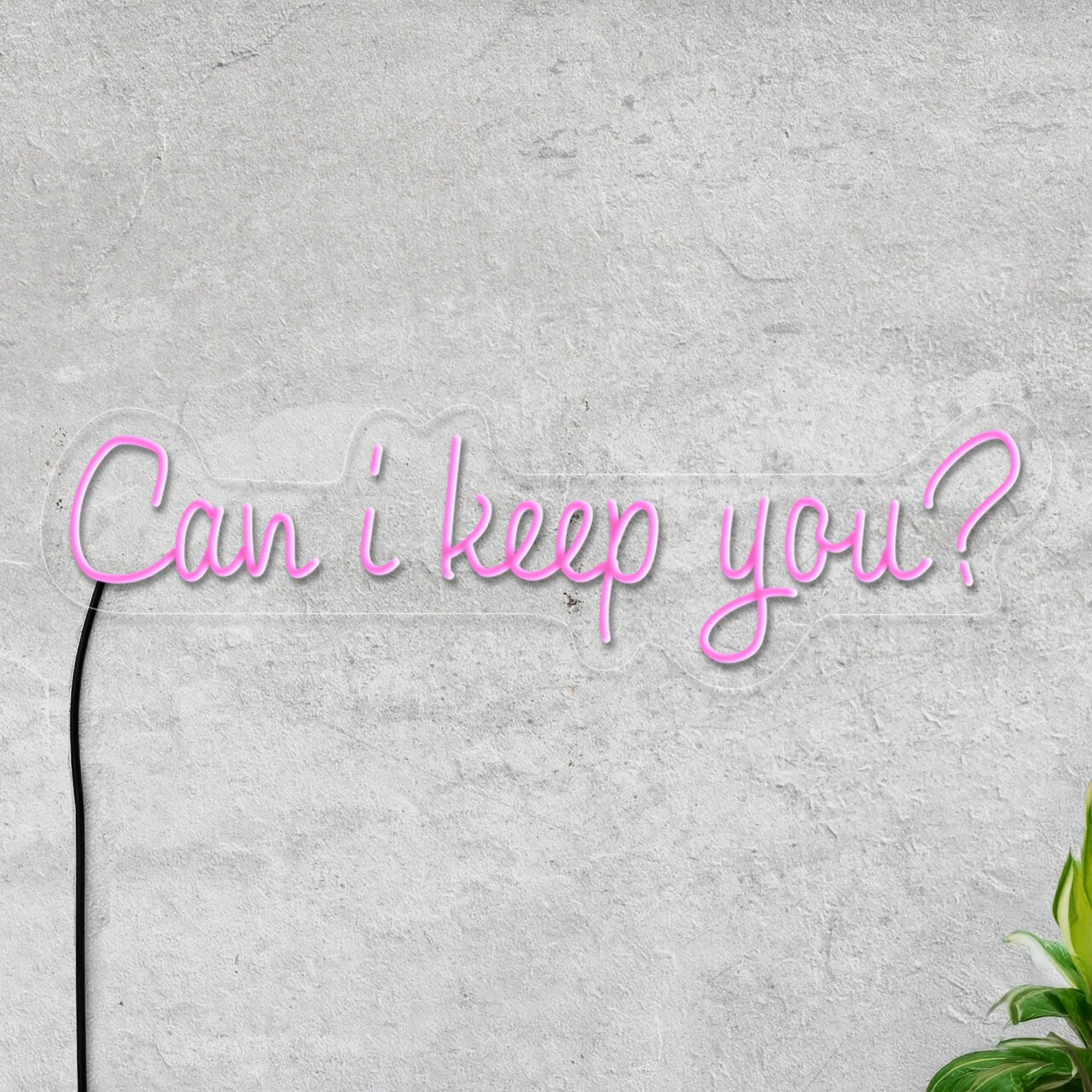Can I Keep You Neon Sign, Movie Neon Sign, Quote Neon Sign, Movie Lover Sign, Spooky Neon Sign, Movie Quote Neon Sign, Movie Lover Art Decor