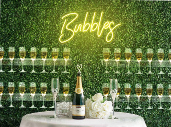 Bubbles Neon Sign, Bubbles Led Sign, Bubbles Light, Champagne Neon Sign Backdrop, Wedding Neon Sign, Champagne Wall Sign, Wedding Bar Sign