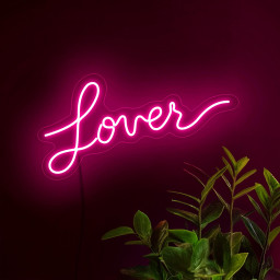 Lover Neon Sign, Lover Led Sign, Lover Sign, Neon Sign Bedroom, Romantic Neon, Neon Sign For Couple, Neon Sign Wall Decor, Lover Art Decor