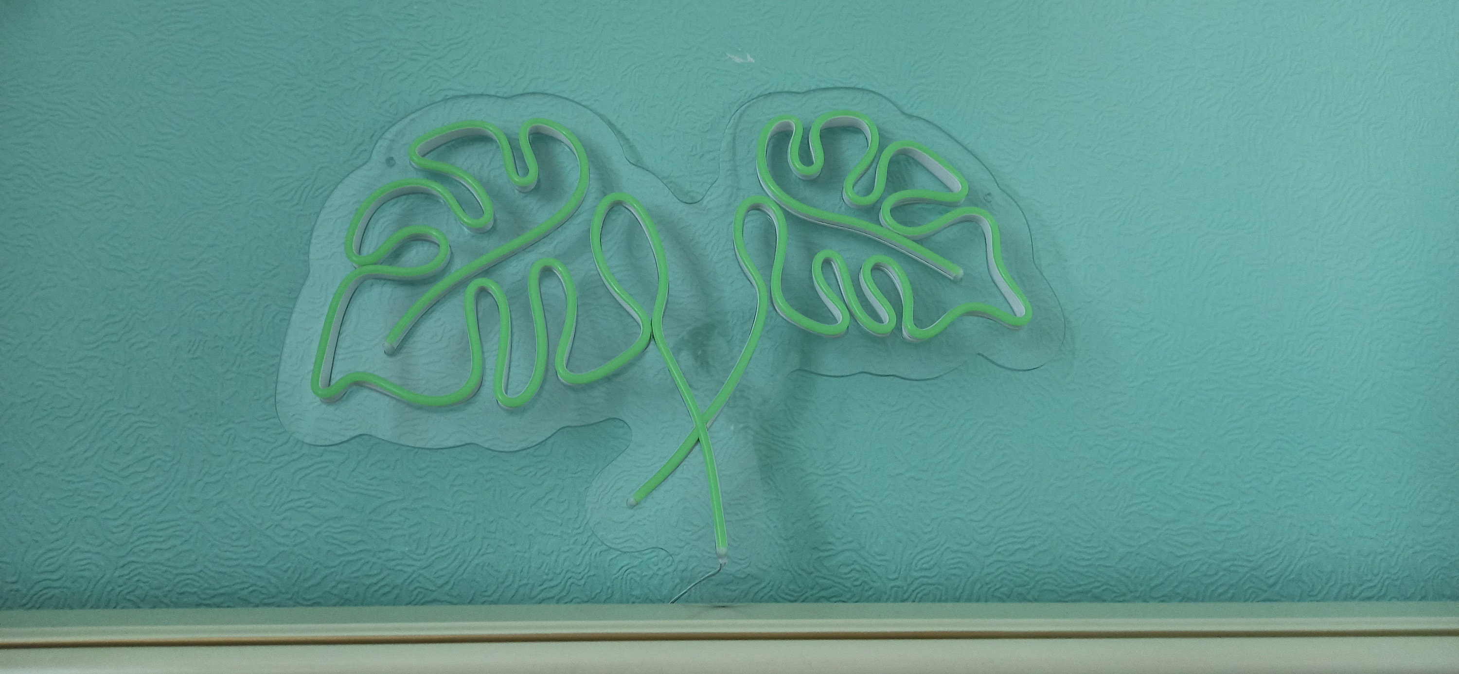 Monstera Leaf Neon Sign, One Line Neon Sign, Monstera Sign For Bedroom, Plant Lovers Gift