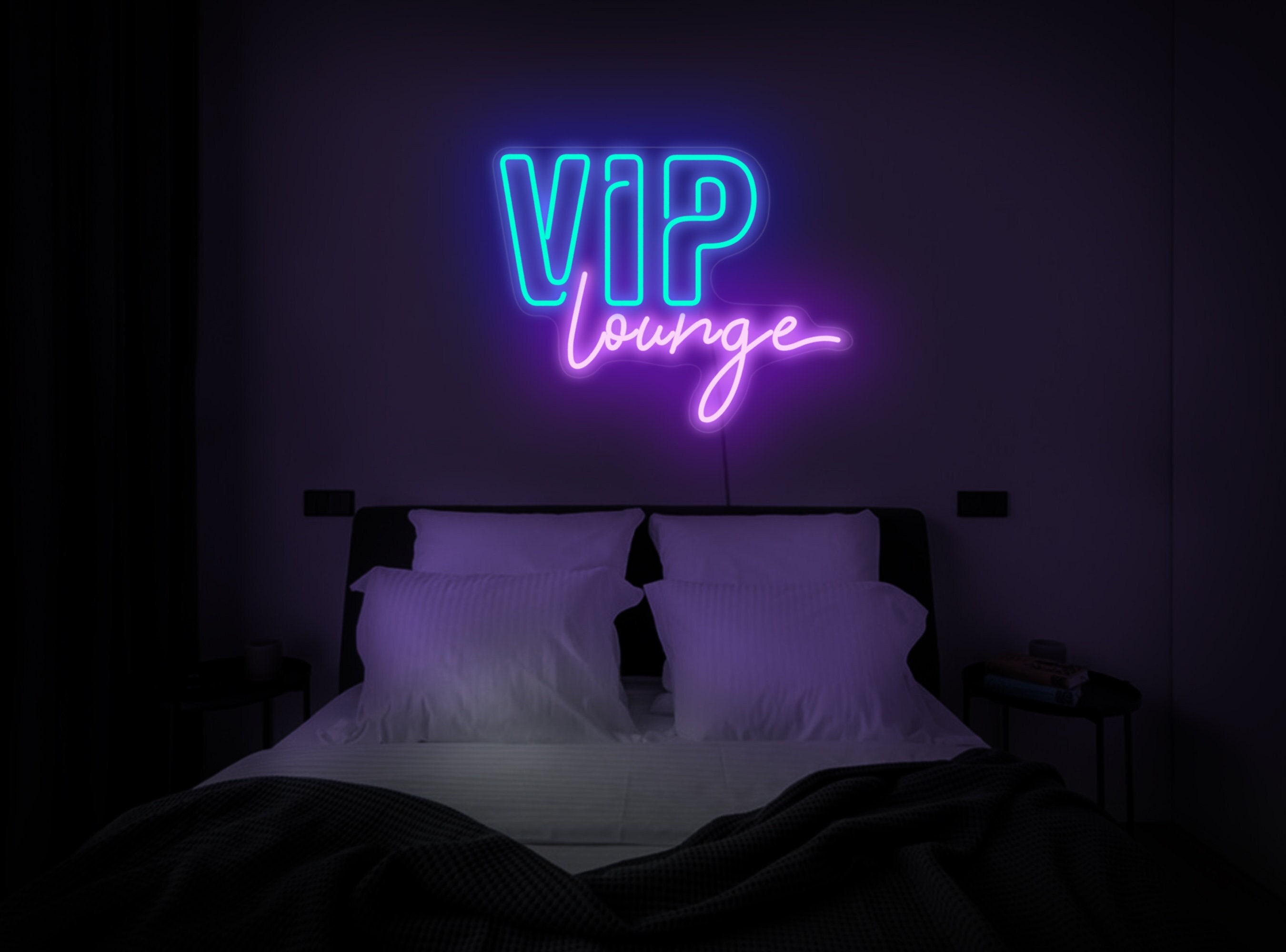 VIP Lounge Neon Sign, Vip Lounge Sign, Vip Neon Sign, Lounge Neon Sign, Club Neon Sign, Restaurant Neon Sign, VIP Room Sign, Bar Neon Sign