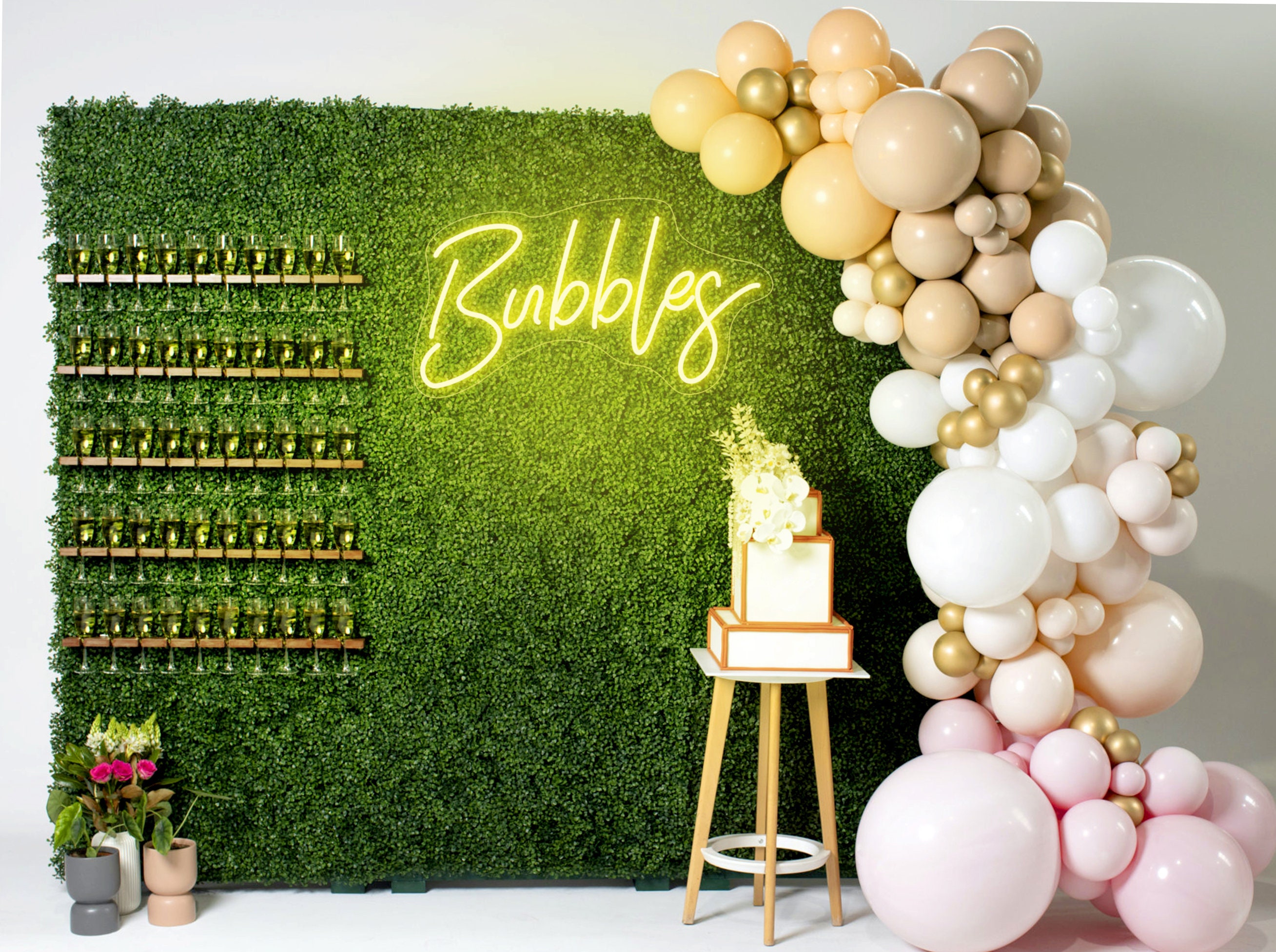 Bubbles Neon Sign, Bubbles Led Sign, Bubbles Light, Champagne Neon Sign Backdrop, Wedding Neon Sign, Champagne Wall Sign, Wedding Bar Sign