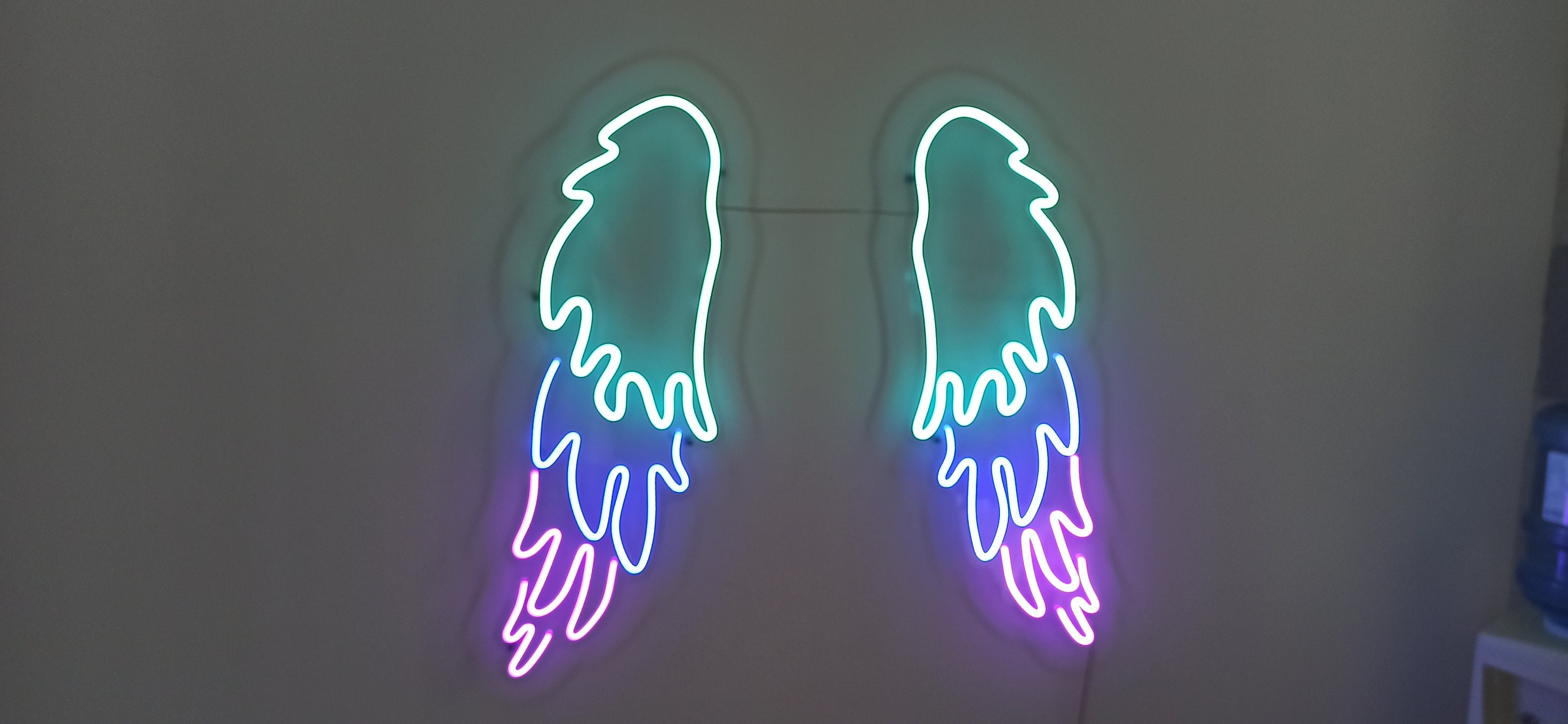 Angel Wings Wall Decor - Led Light Wings, Neon Angel Wings, Glowing Wings, Custom Led Wings