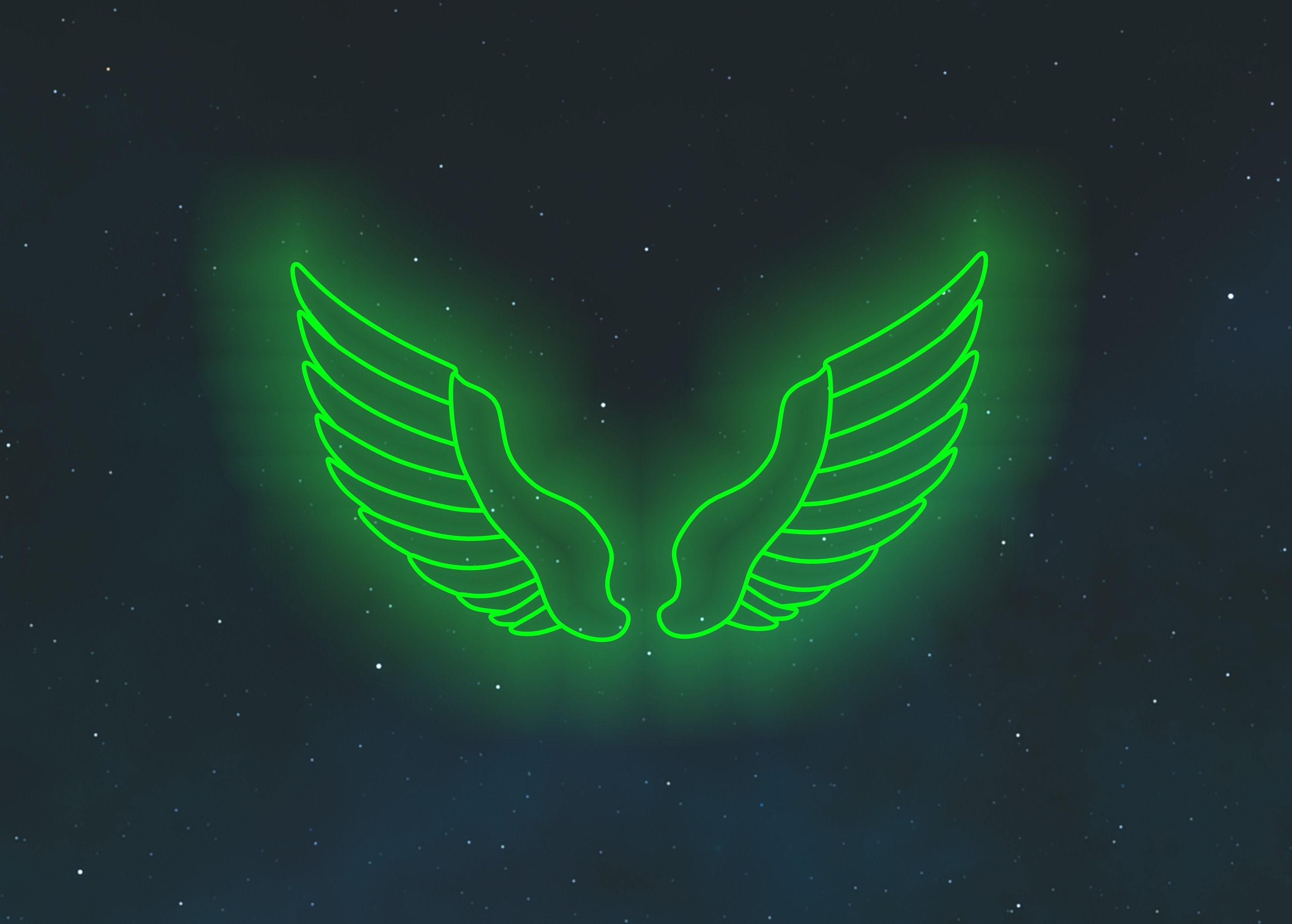 Angel Wings Neon Sign, Angel Wings Illuminated Sign, Neon Wing Sign, Handmade Neon Sign Angel Wings, Unique Angel Wings Neon Sign Wall Decor