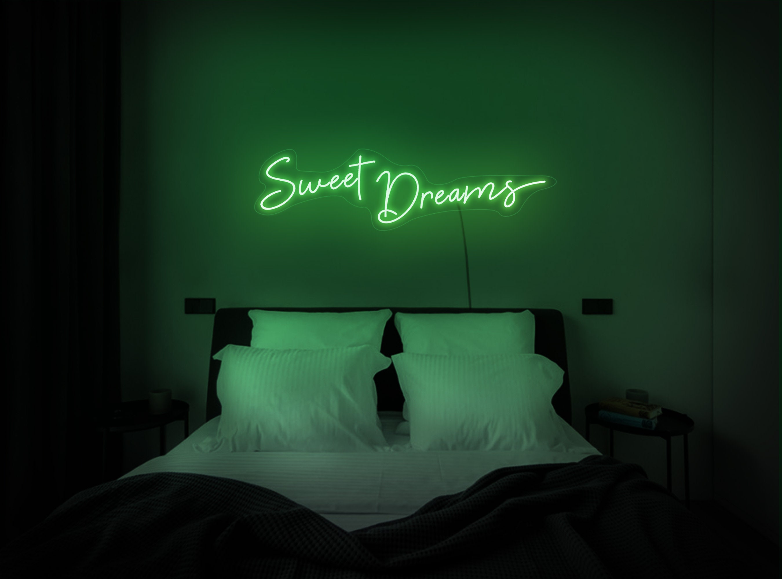Sweet Dreams Neon Sign, Sweet Dreams Neon Light, Neon Light Sign For Wall, Quote Neon Sign