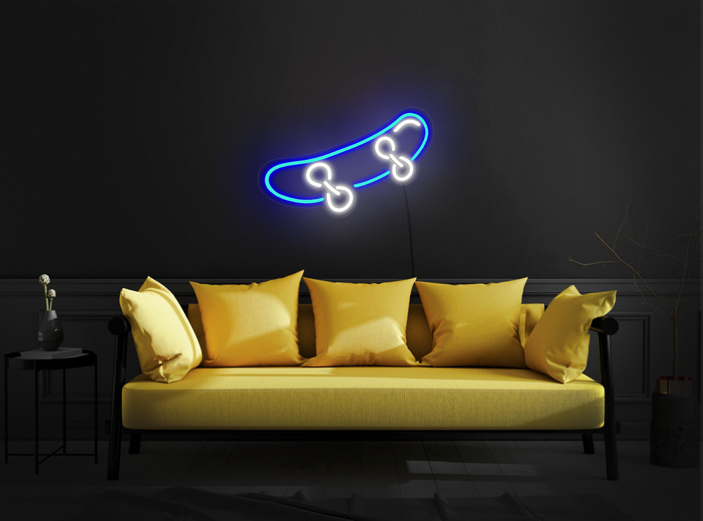 Skateboard Neon Sign, Skateboard Led Sign, Skateboard Light Sign, Skateboard Wall Decor, Neon Sign Bedroom