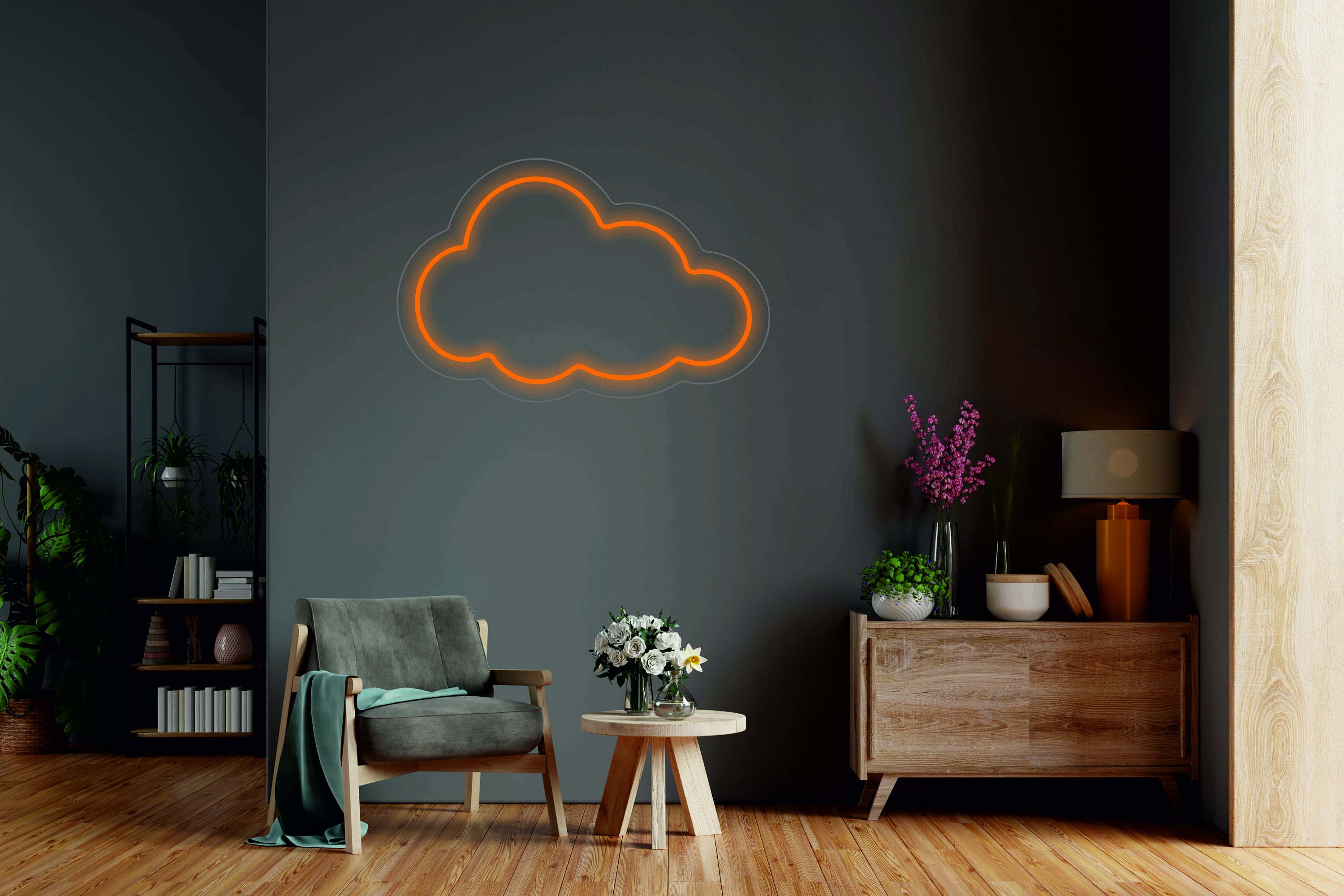 Cloud Neon Sign, Kids Room Led Decor, Kids Night Light, Room Decor Neon Sign, Bedroom Neon Sign