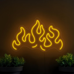 Fire Flame Neon Sign, Fire Neon Sign, Flame Neon Sign, Hot Led Sign, Fireplace Sign, Aesthetic Neon, Neon Sign Bedroom, Fire Flame Art Decor
