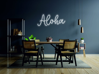 Aloha - Led Neon Sign, Hawaiian Wall Lamp, Hawai Neon Sign, Aloha Neon Sign