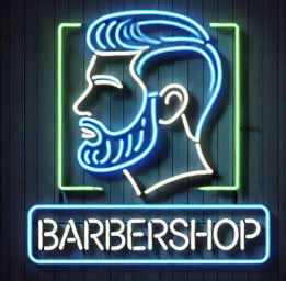 Neon Sign For Barber Shop, Custom Barbershop Neon, Vintage Barber Neon Sign, Barber Pole Neon Sign, Barber Shop Decor