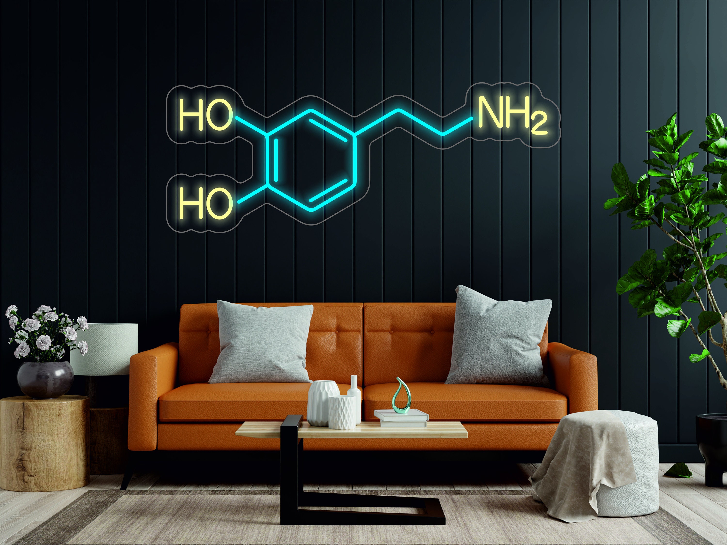 Molecule - LED Light Neon Sign Formula