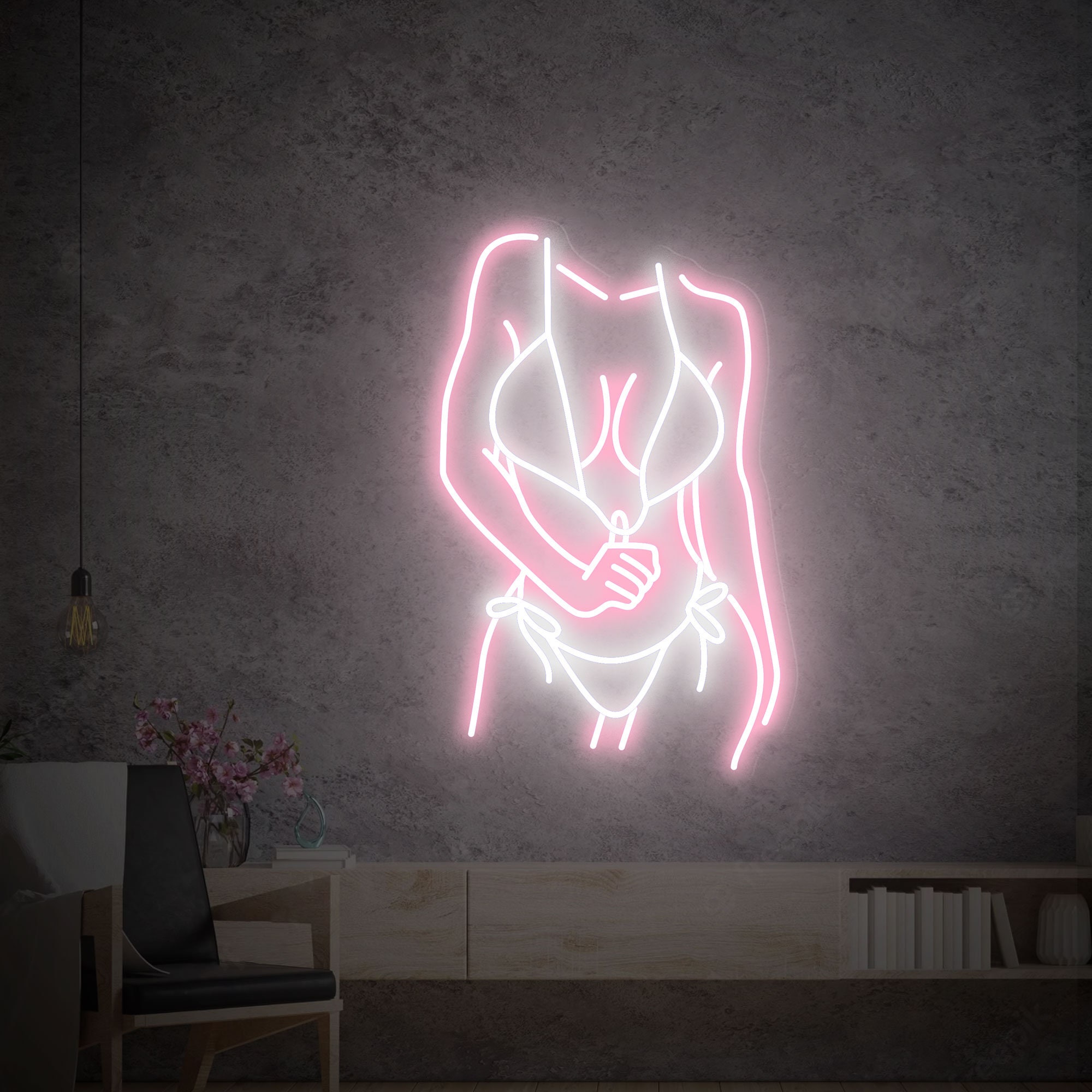 Sexy Body Led Neon Sign, Female Woman Figure Led Lights, Wall Decor, Sexy Girl Neon Sign, Custom Neon Sign, Sexy Body Led Sign