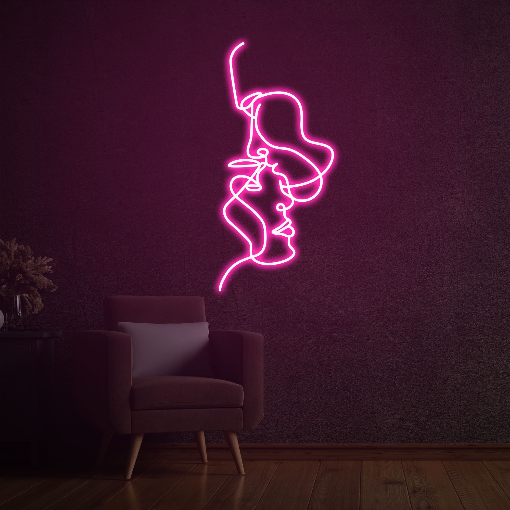 Custom Neon Sign Two Face Neon Sign Flex Personalized Gift Wedding Neon Decor Sign Home Room Wall Decoration