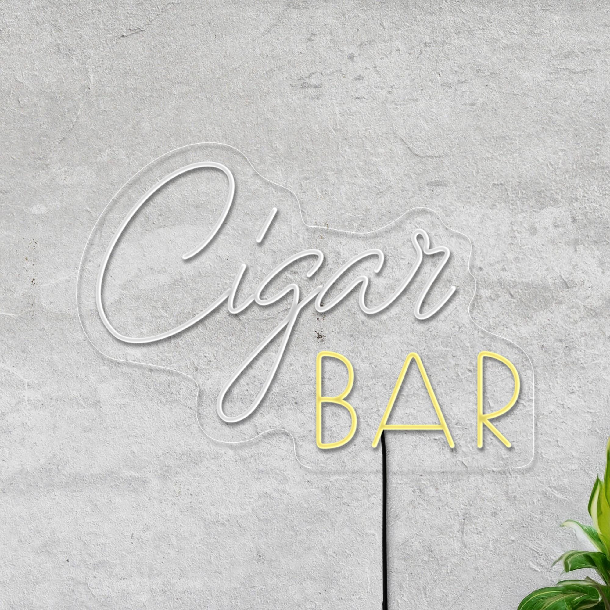 Cigar Bar Neon Sign, Cigar Bar Led Sign, Whiskey Bar Neon Sign, Cigar Lounge Sign, Pub Neon Sign, Lounge Bar Decor, Cigar Bar Wall Art Decor