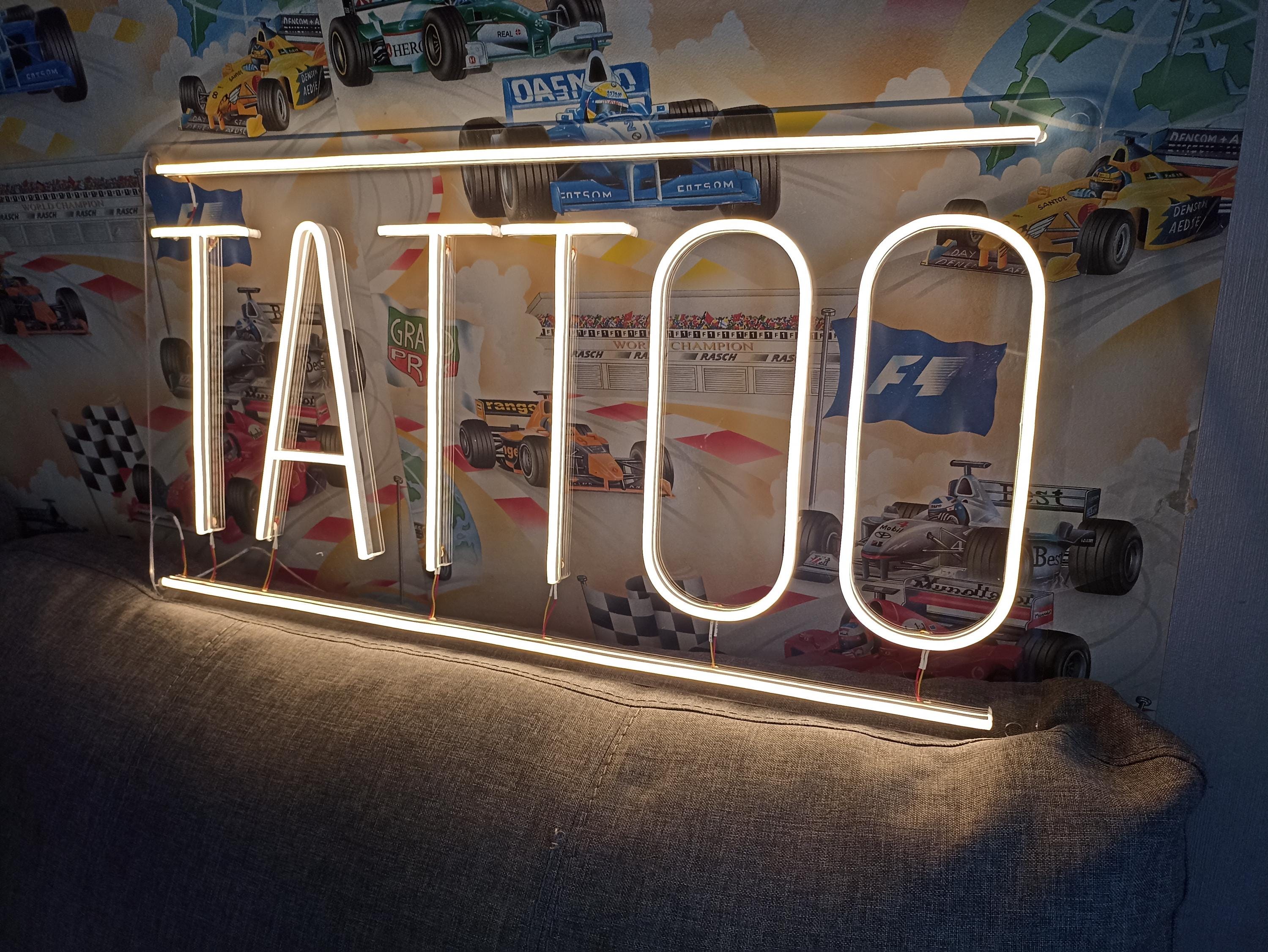 Tattoo Neon Sign, Tattoo Led Sign, Tattoo Art, Best Gift, Shop Neon Sign, Wall Neon Sign, Office Neon