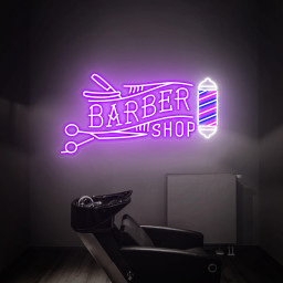 Barber Shop Neon Sign, Scissors Led Sign, Hair Salon Decor, Barber Shop Logo Sign, Custom Neon Sign for Business, Welcome Sign Neon Art