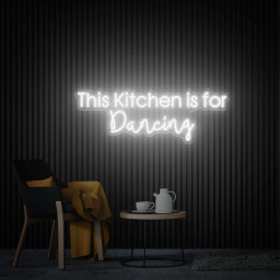 This Kitchen Is For Dancing Neon Sign, Custom Kitchen Neon Sign, Kitchen Neon Art, Home Wall Decor, Handmade Neon Gifts Sign For Mom