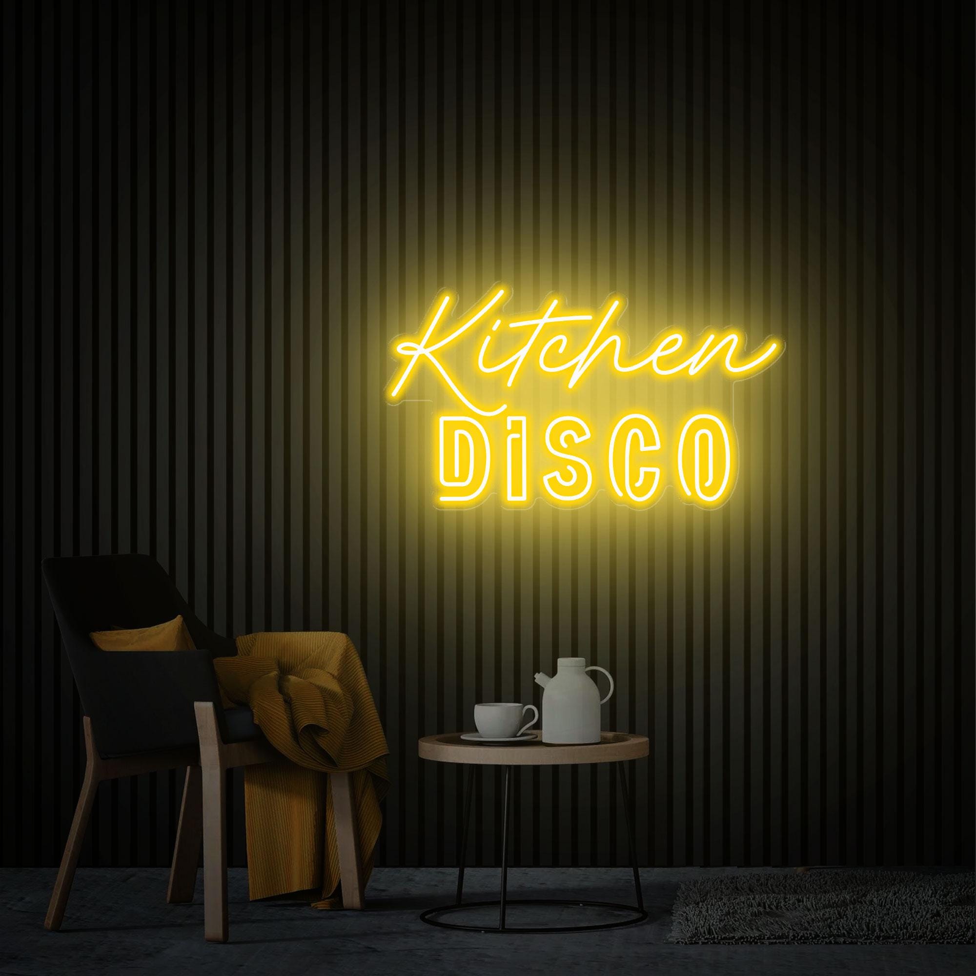 Kitchen Disco Neon Sign, Kitchen Disco Sign, Kitchen Neon Decor, Bar Wall Decor, Handmade Neon Gifts Sign For Mom, Custom Neon Sign Kitchen