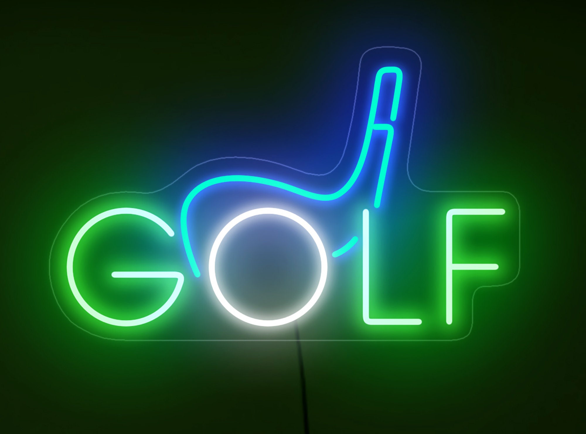Golf Neon Sign, Golf Club Neon Light, Golf Light Sign, Golfer Gift, Sports Club Neon Sign, Golf Wall Art, Golf Wall Decor, Golf Room Decor