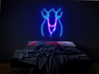 Woman Body Neon Sign, Body Neon Sign, Thong Neon Sign, Woman Neon, Girl Body Neon Sign, Lady Neon Sign, Woman Body Wall Art,Woman Body Decor