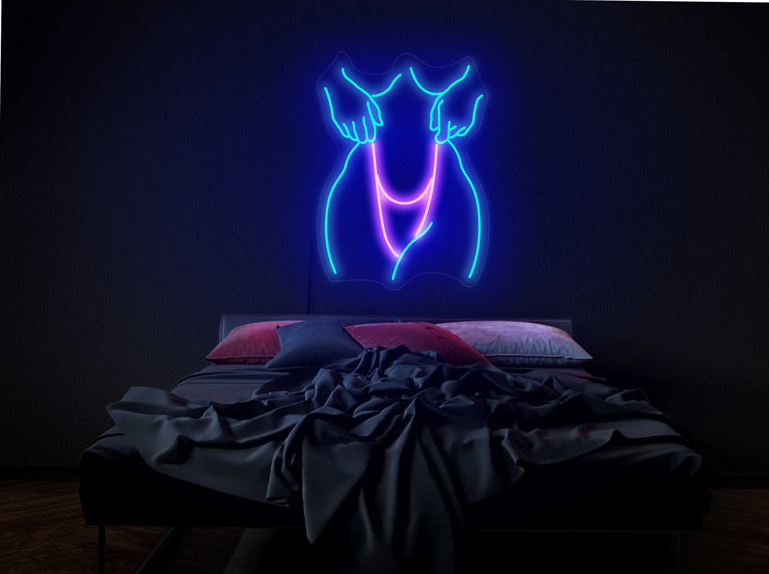 Woman Body Neon Sign, Body Neon Sign, Thong Neon Sign, Woman Neon, Girl Body Neon Sign, Lady Neon Sign, Woman Body Wall Art,Woman Body Decor