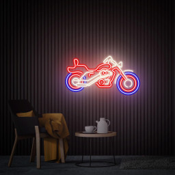 Motorcycle Neon Sign, Custom Motorcycle Neon Retro Light, Motorcycle Decor Wall Decor Gift for Dad Home Garage Deocr, Motorcycle Neon Art