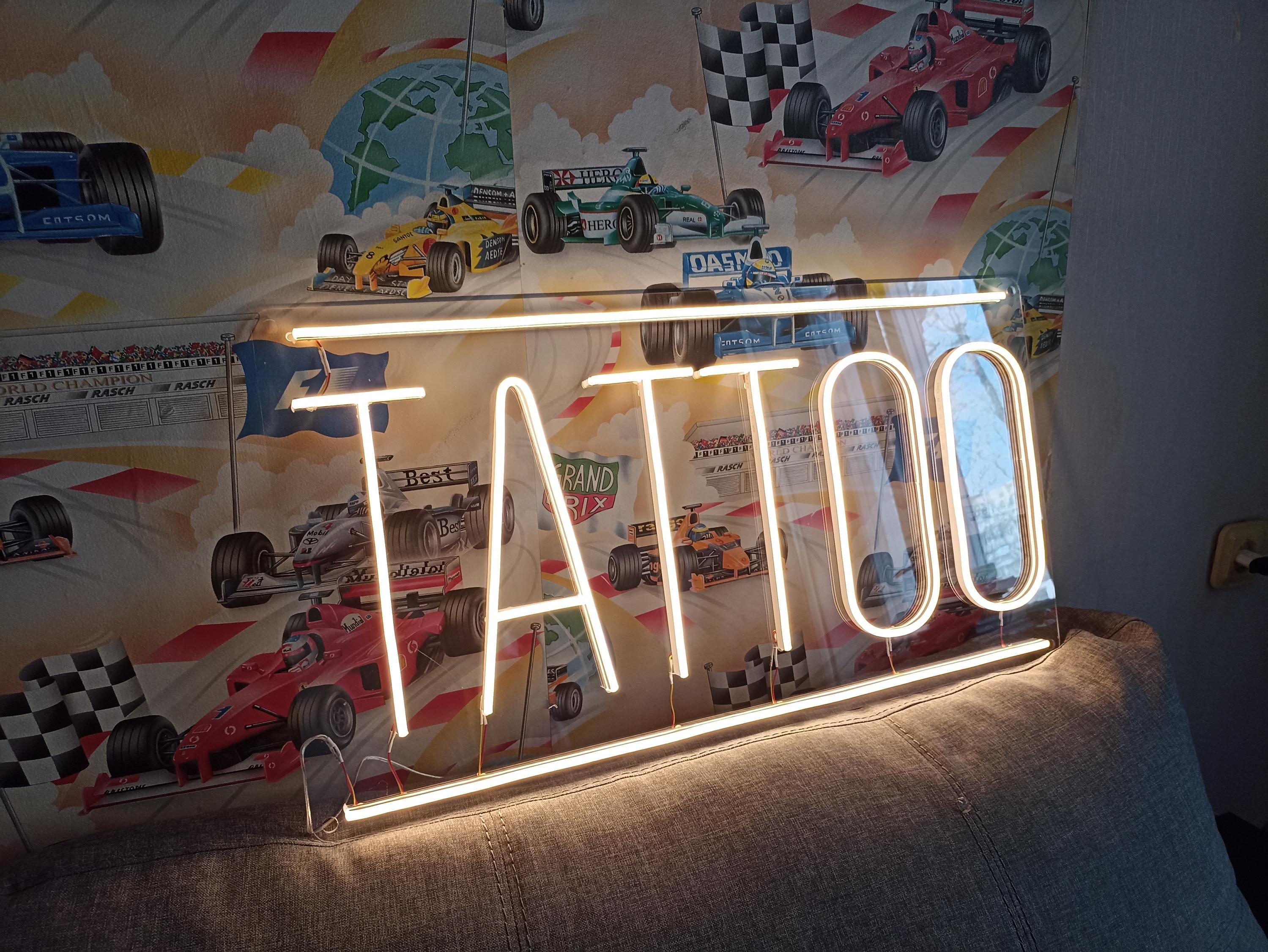 Tattoo Neon Sign, Tattoo Led Sign, Tattoo Art, Best Gift, Shop Neon Sign, Wall Neon Sign, Office Neon