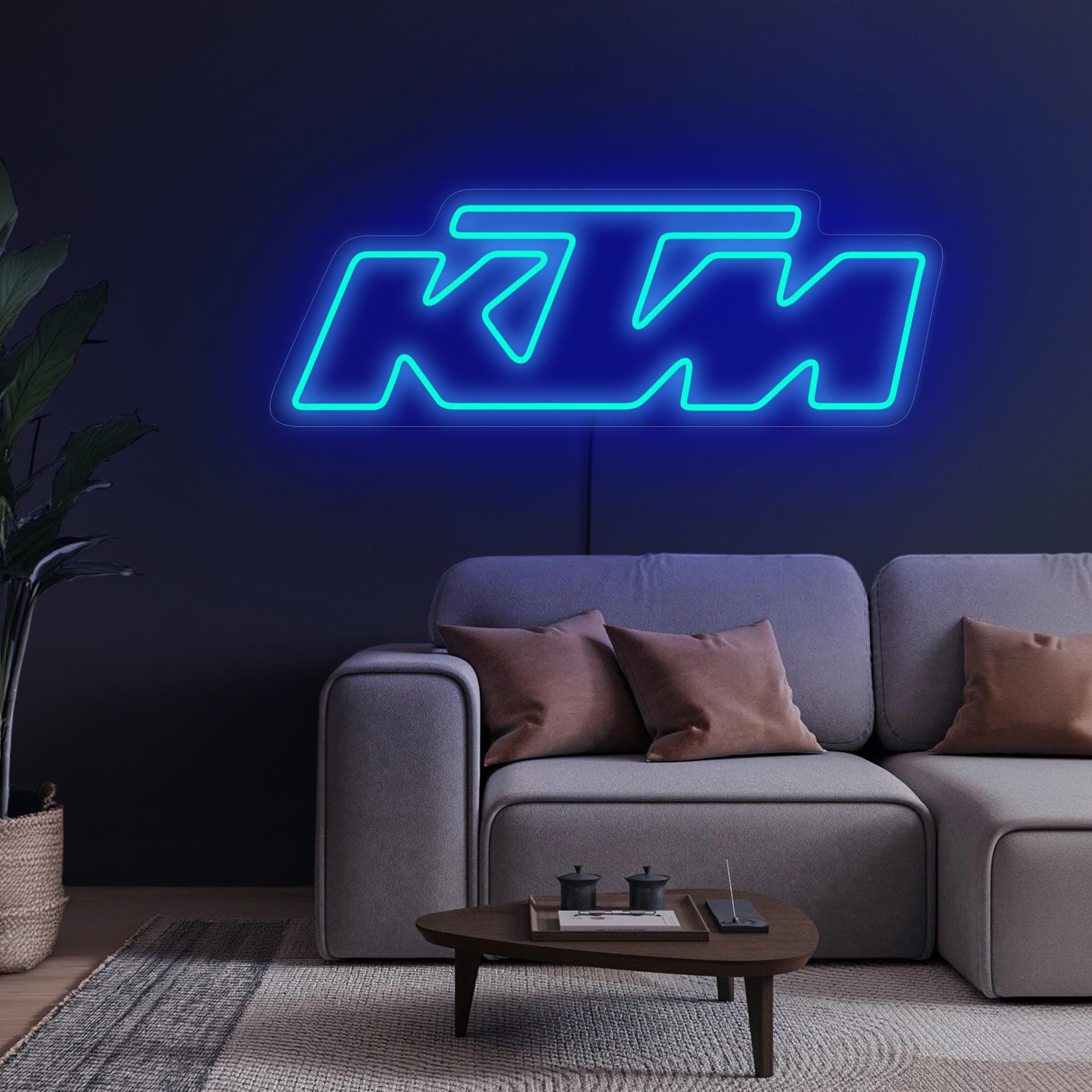 Ktm Neon Sign, Ktm Motorcycle Logo, Ktm Logo Lighted, Motorcycle Garage Sign Neon, Ktm Led Sign, Garage Sign For Men, Man Cave Decor For Him