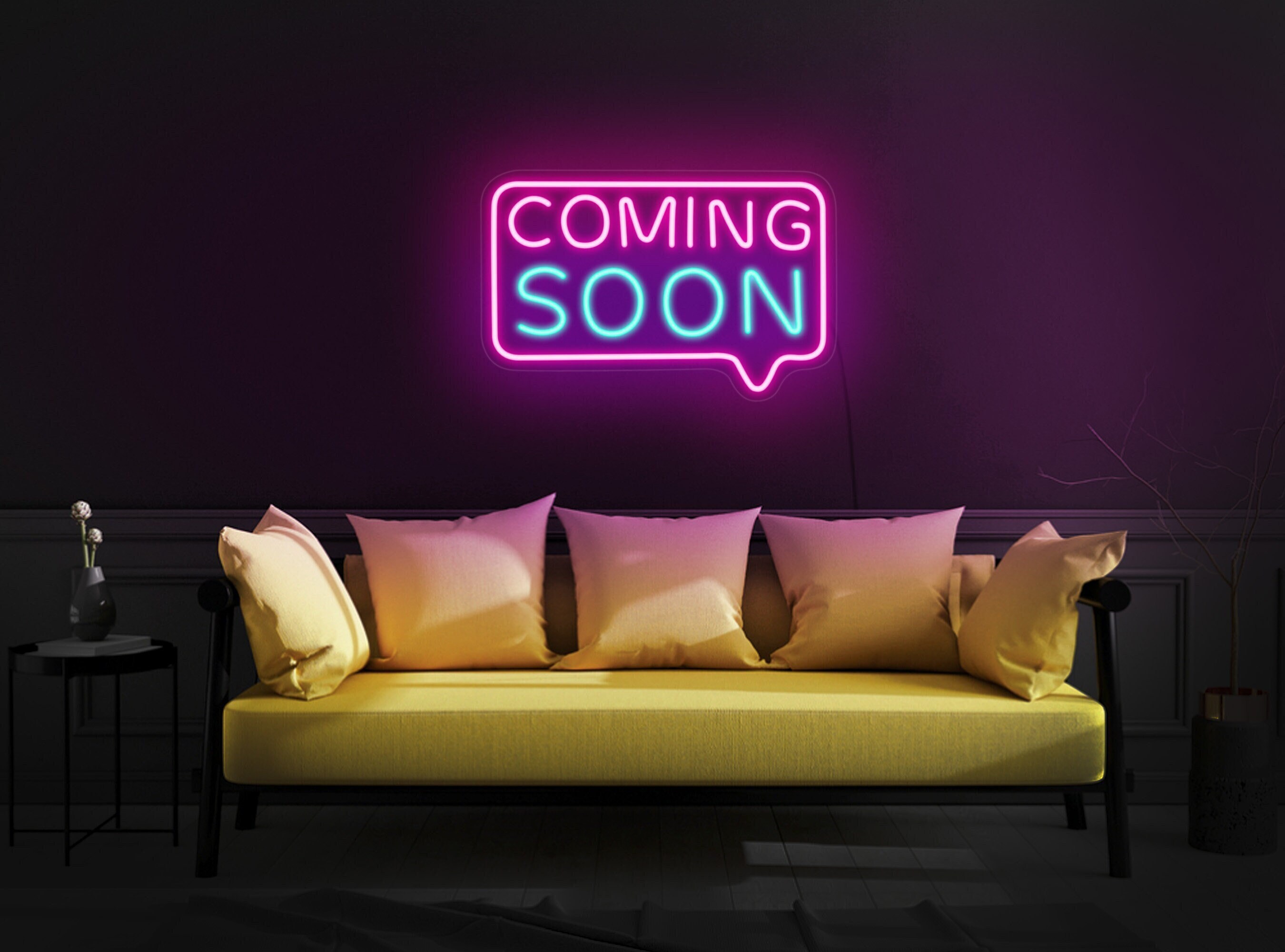 Coming Soon Neon Sign, Pregnancy Announcement Sign, Coming Soon Led Sign, Coming Soon Baby Sign Decor, Pregnancy Announcement Art Decor