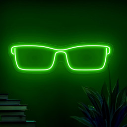 Eyeglasses Neon Sign, Eyeglasses Led Sign, Sunglasses Neon, Optometrist Neon Sign, Neon Sign Business, Optometrist Decor, Eyeglasses Decor