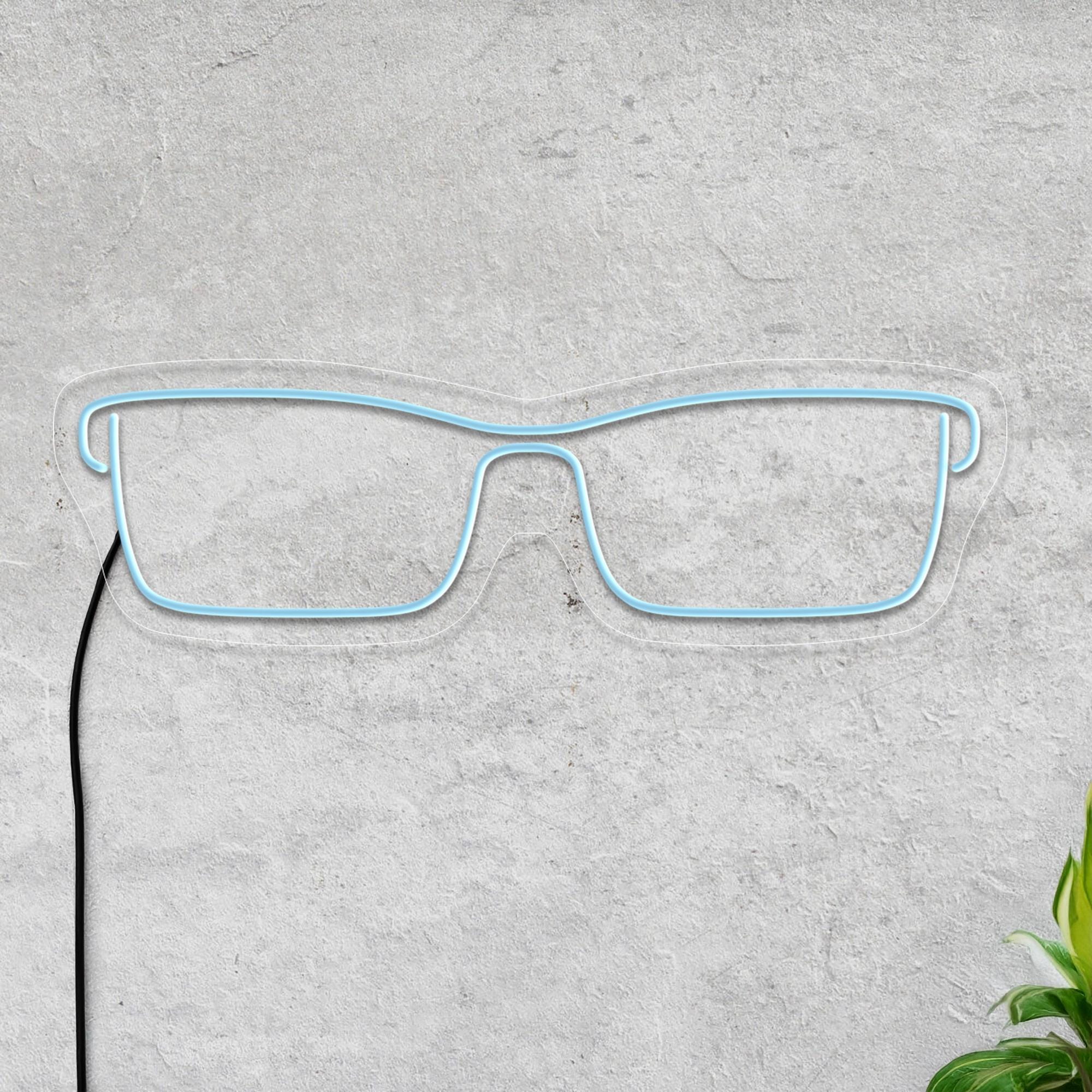 Eyeglasses Neon Sign, Eyeglasses Led Sign, Sunglasses Neon, Optometrist Neon Sign, Neon Sign Business, Optometrist Decor, Eyeglasses Decor