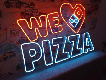 Pizza Neon Sign, We Love Pizza Neon Sign, Neon Pizza Decor, Pizza Slice Led Sign, Pizza - Led Neon Sign, Pizza Fan Gift, Pizzeria Wall Decor