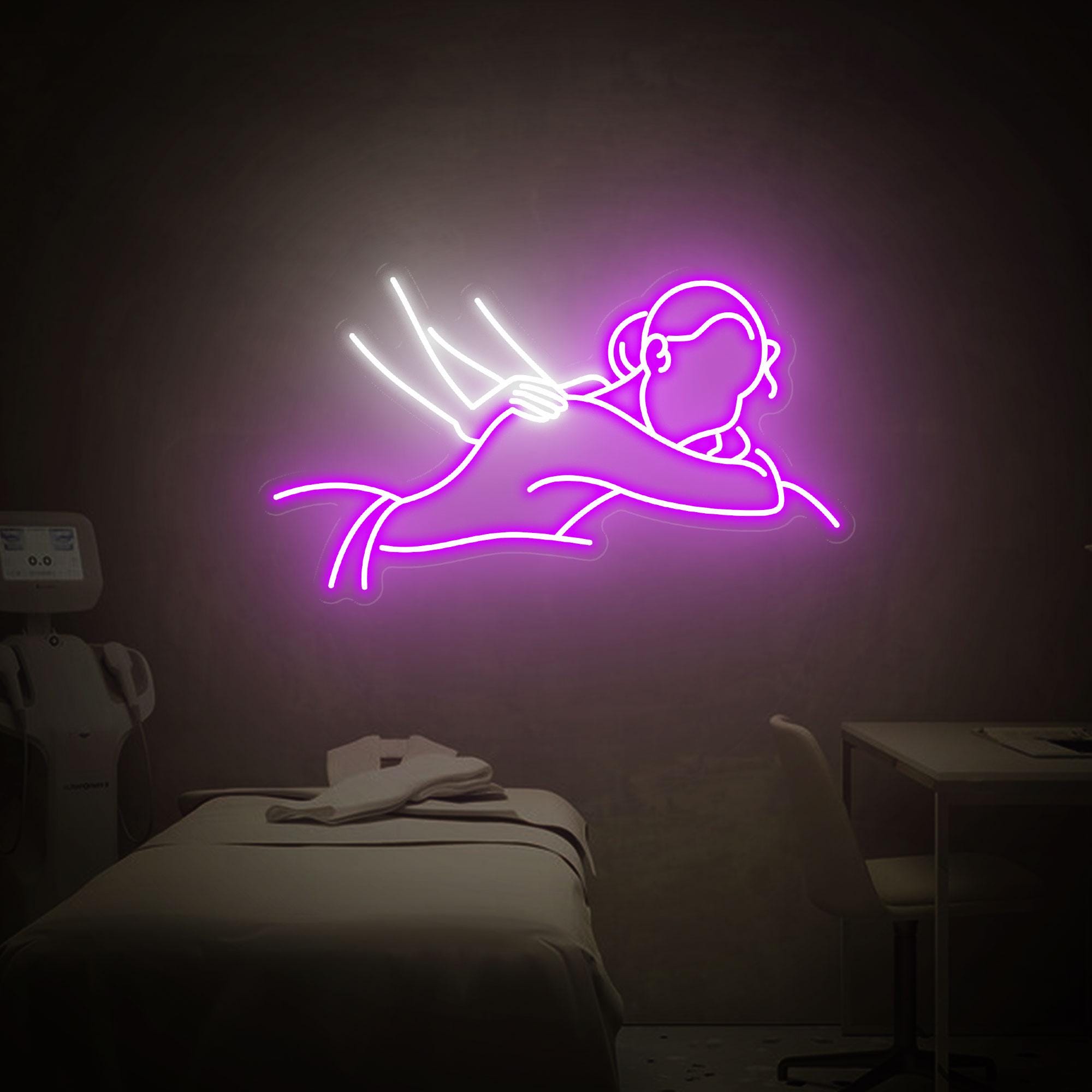 Massage Neon Sign, Spa Neon Light Sign, Beauty Salon Shop Led Light, Custom Spa Beauty Shop Decor Neon Sign, Full Body Massage Shop Wall Art