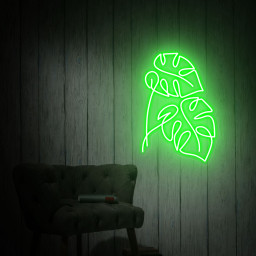 Monstera Leaf Neon Sign, Plant Neon Sign, Neon Monstera, Green Aesthetic, Bedroom Neon Sign, Green Lover, Leaf Neon Sign, Personalized Gift
