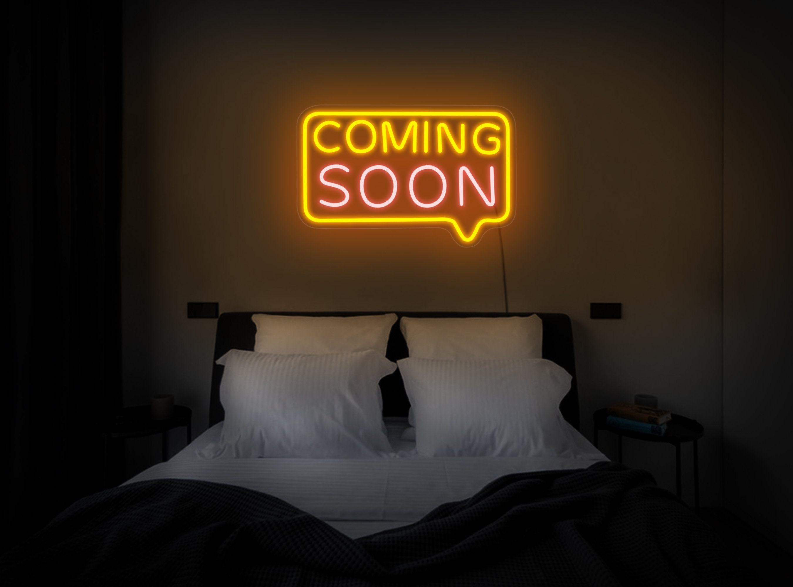Coming Soon Neon Sign, Pregnancy Announcement Sign, Coming Soon Led Sign, Coming Soon Baby Sign Decor, Pregnancy Announcement Art Decor