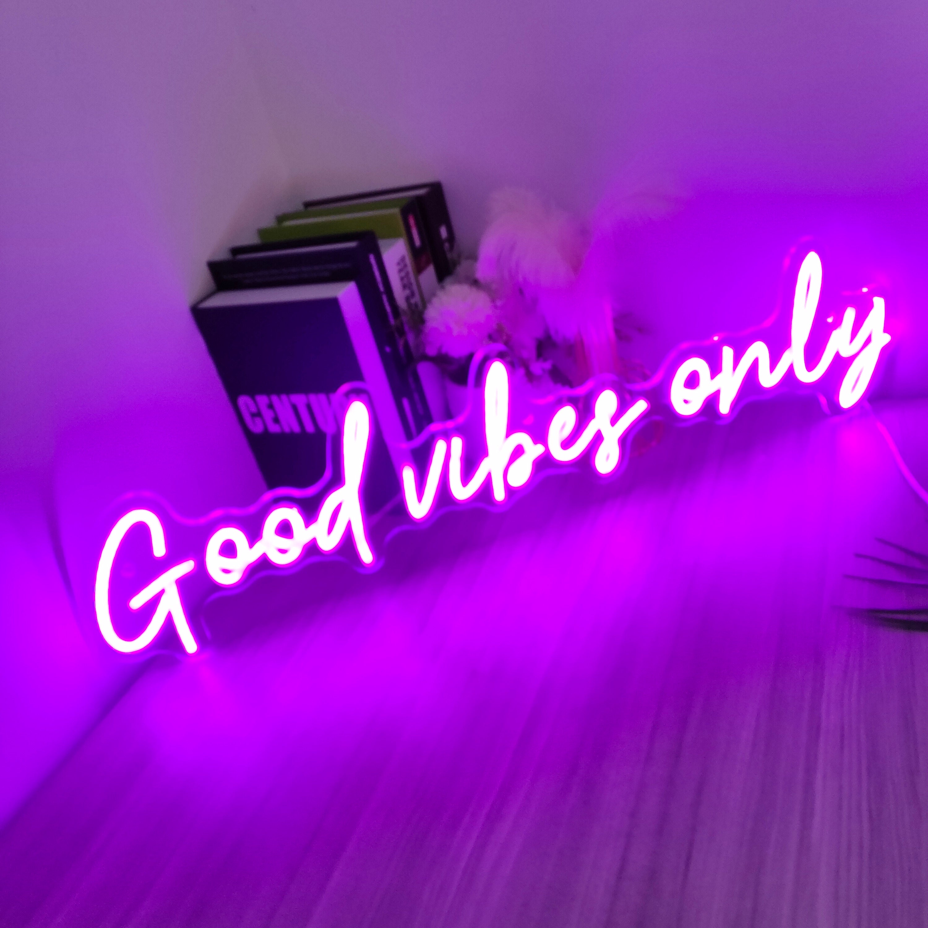Good Vibes Only Neon Sign , Custom Neon Light | Wedding Neon Sign | Wedding Neon Lights | Wall Decor Neon Signs