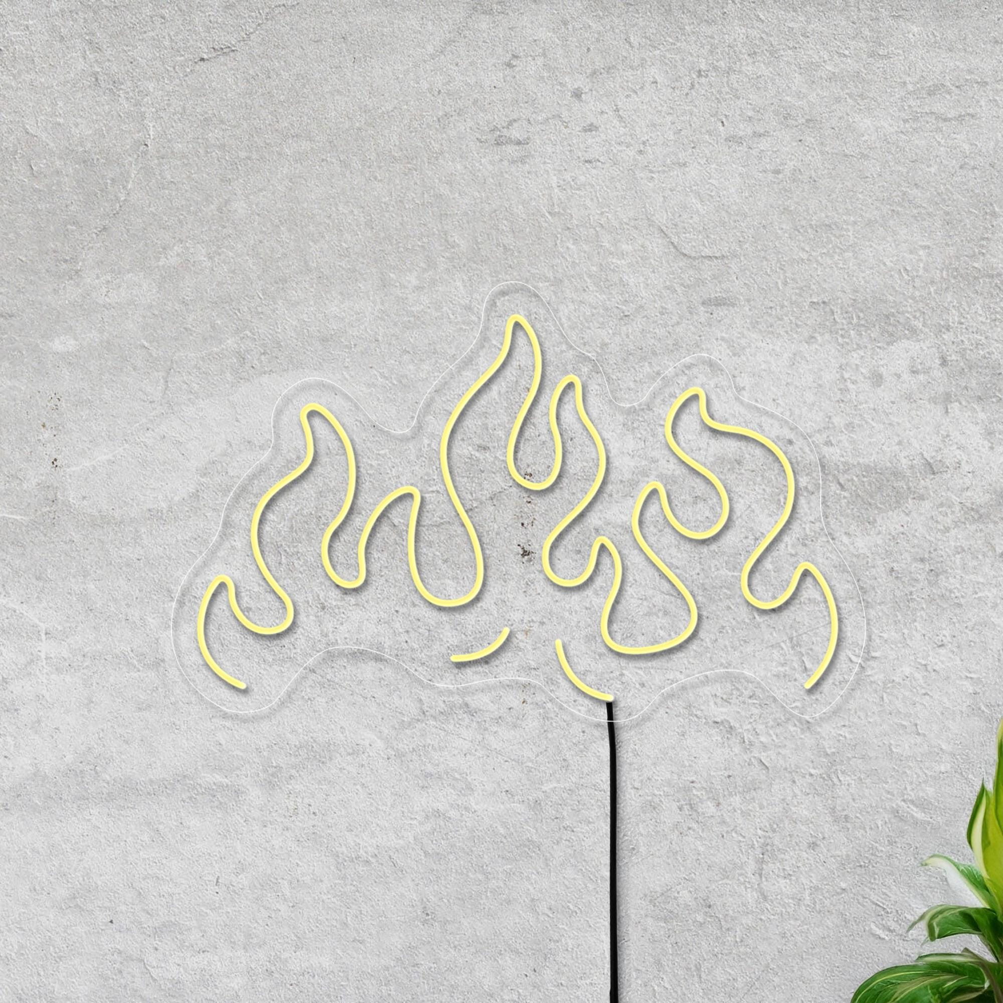 Fire Flame Neon Sign, Fire Neon Sign, Flame Neon Sign, Hot Led Sign, Fireplace Sign, Aesthetic Neon, Neon Sign Bedroom, Fire Flame Art Decor