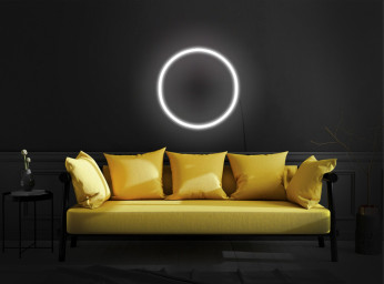 Circle Neon Sign, Circle Neon Light, Circle Led Sign, Circle Led Light, Neon Sign Wall Decor, Neon Sign Bedroom