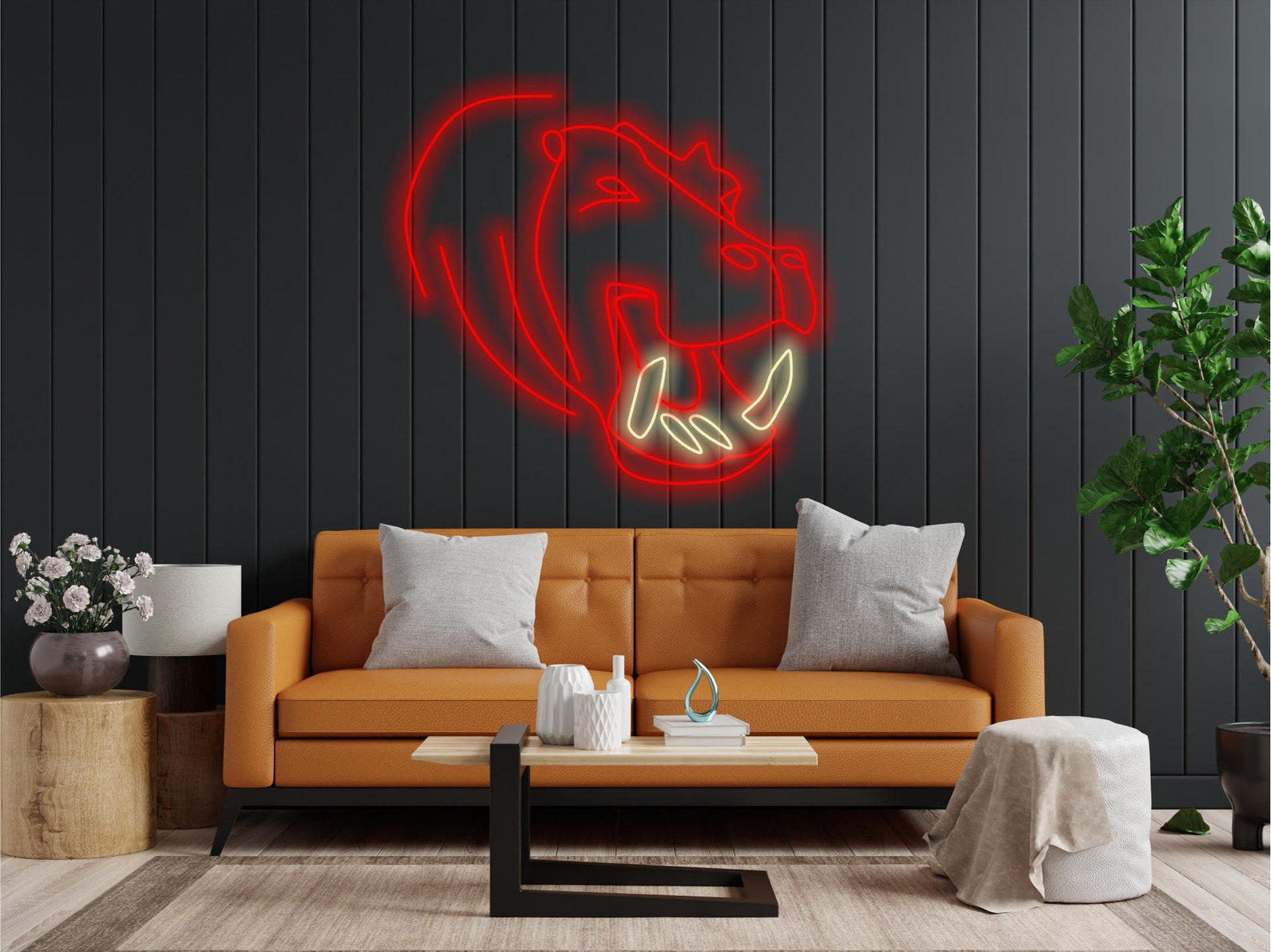 Hippopotamus Neon Sign, Neon Hippo Sign, Neon Head Hippo Sign, Hippo Neon Art, Hippopotamus Light Sign, Hippo Led Sign