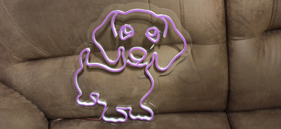 Dachshund Dog Pet Light Sign, Sign Lights for Wall and Bedroom, Night Plug in for Toddlers and Kids, Wall Mount, Bedroom Dog