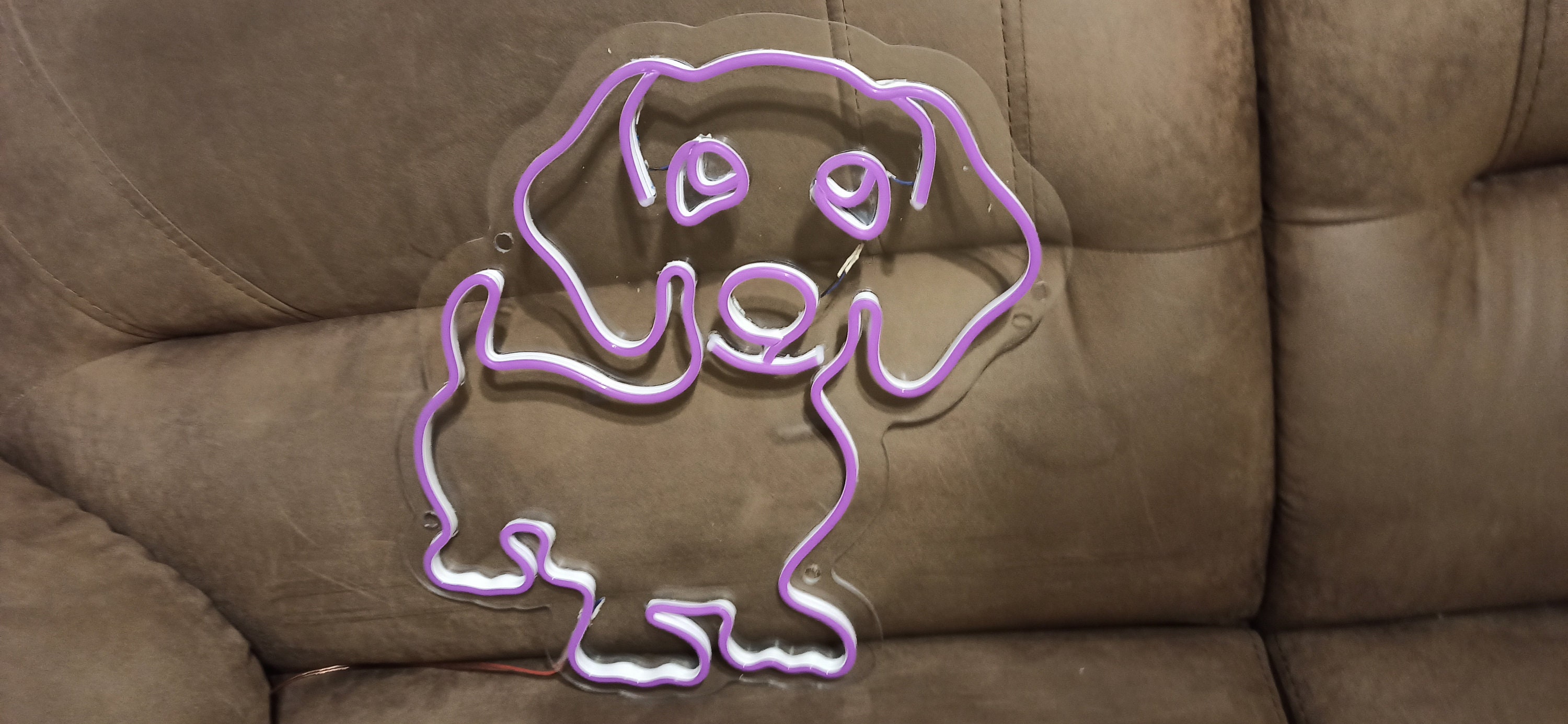 Dachshund Dog Pet Light Sign, Sign Lights for Wall and Bedroom, Night Plug in for Toddlers and Kids, Wall Mount, Bedroom Dog