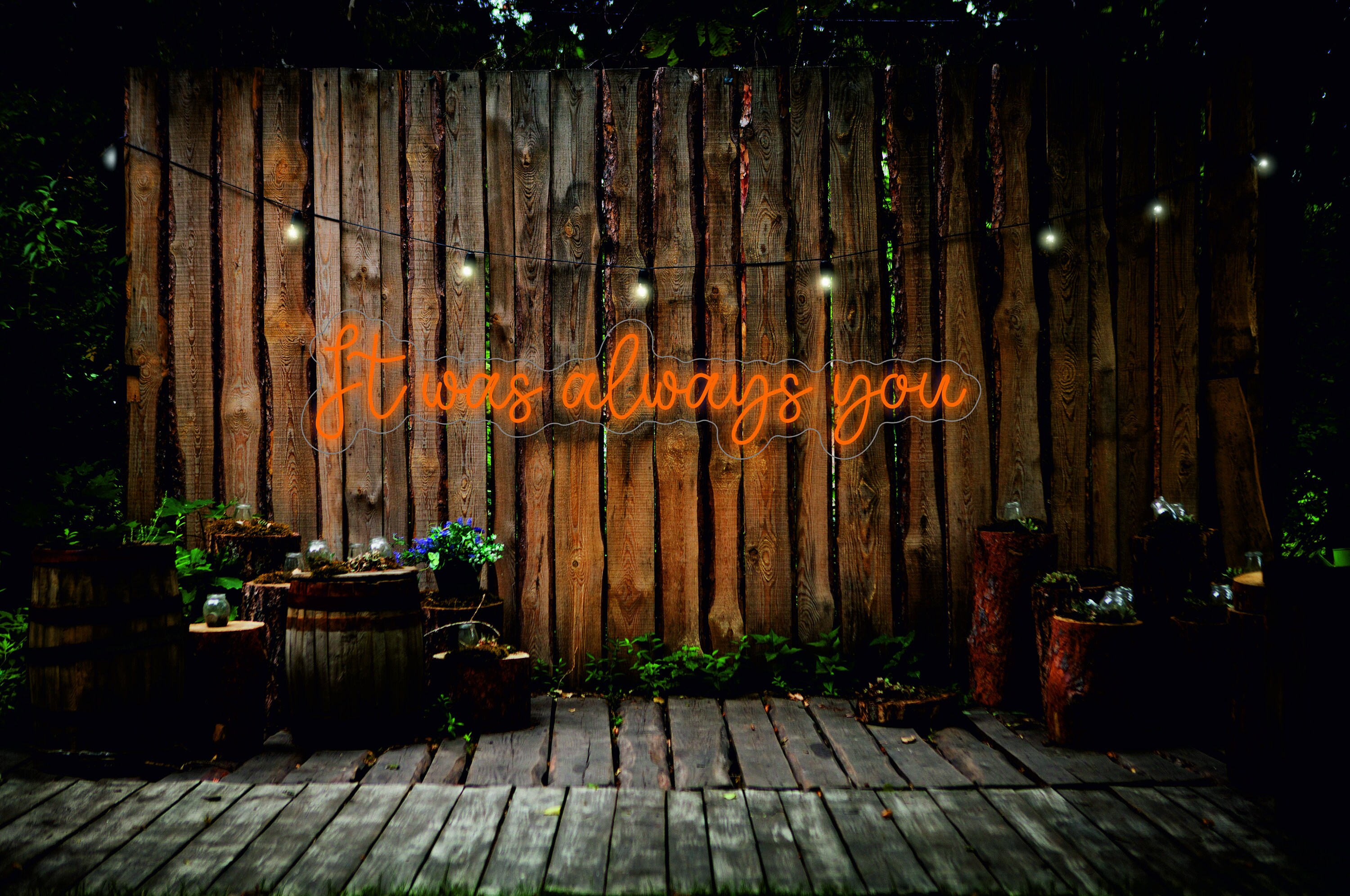 It Was Always You Neon Sign, Wedding Neon Sign, Custom Neon Sign