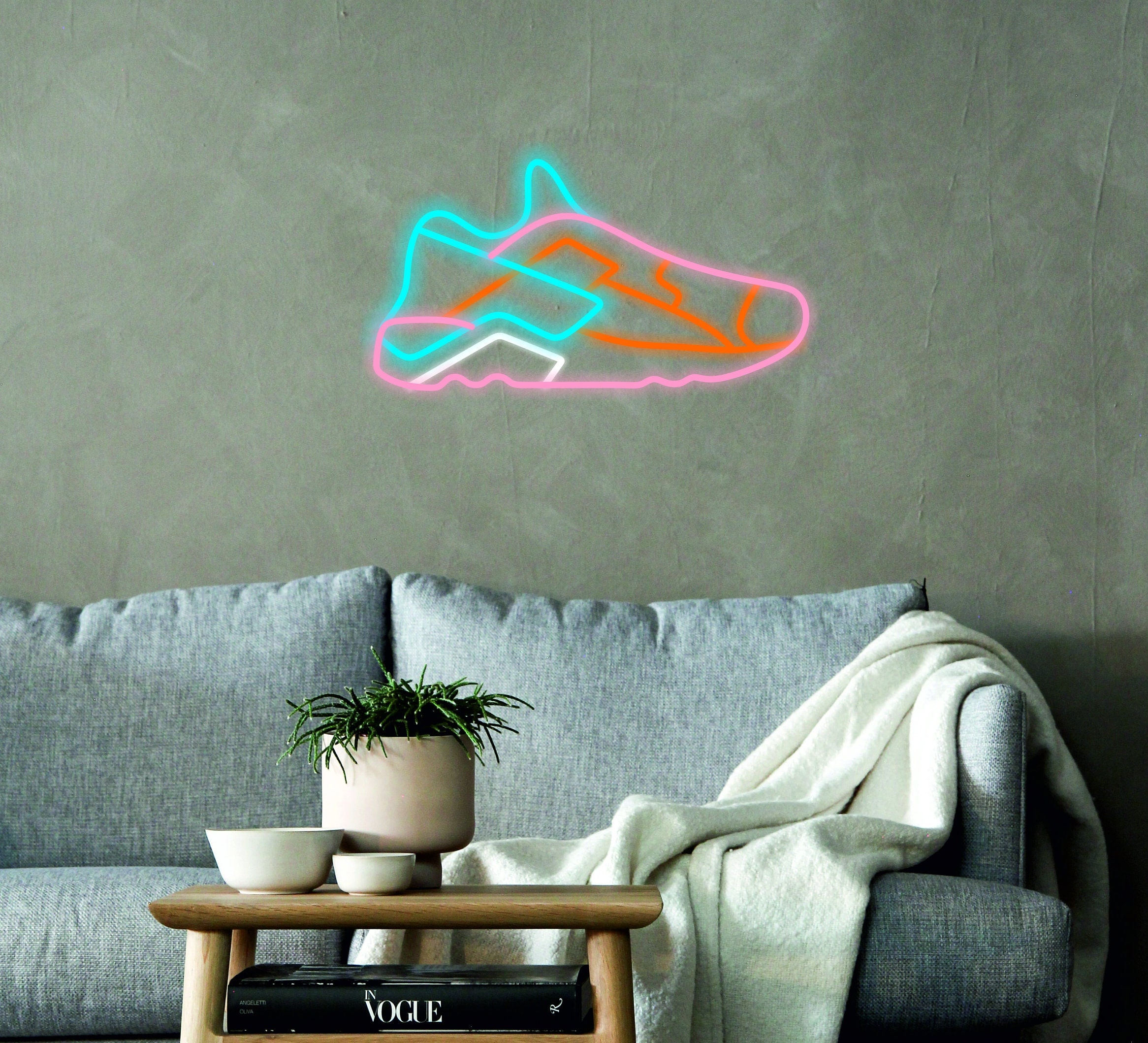 Sneaker - Led Light Neon Sign, Custom Sneakers, Sneaker Neon Light, Shoes Store Decor