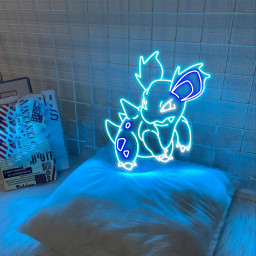 Pokemon Nidoran Neon Signs
