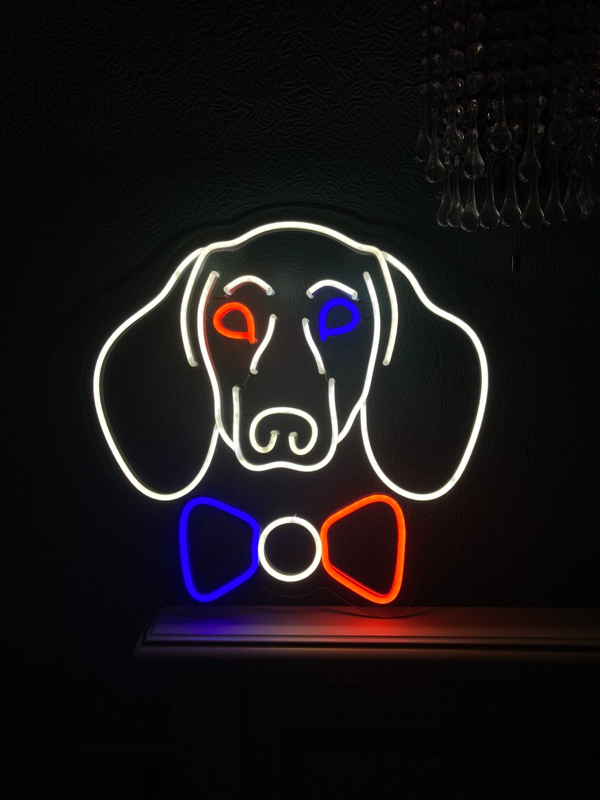 Dachshund Dog Neon Sign, Favorite Pet Neon Sign, Dog Neon Sign, Home Decor Pet Neon Sign, Custom Neon Sign, Animal Neon Sign